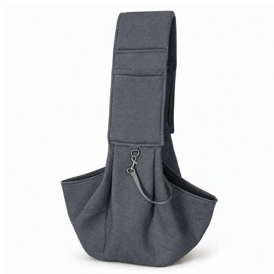 Hands-Free Pocketed Pet Carrier - outdoor travel shoulder bag for small dogs and cats Zapawzy