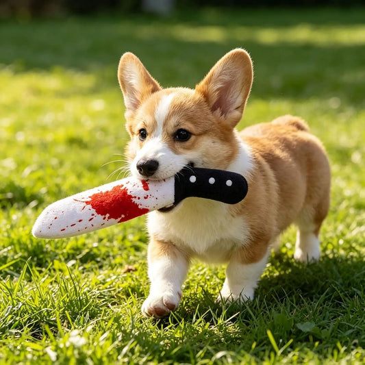 Bloody Halloween Pet Chew Toys – Spooky Novelty Kitten Kicker Biting Props For Playful Hunting