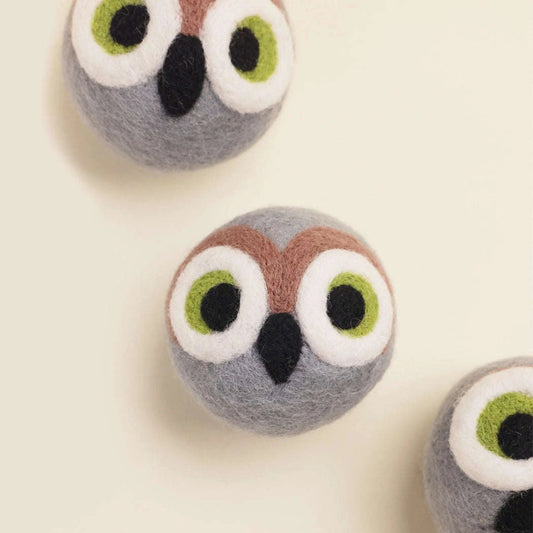 Owl Wool Dog Toy Zapawzy