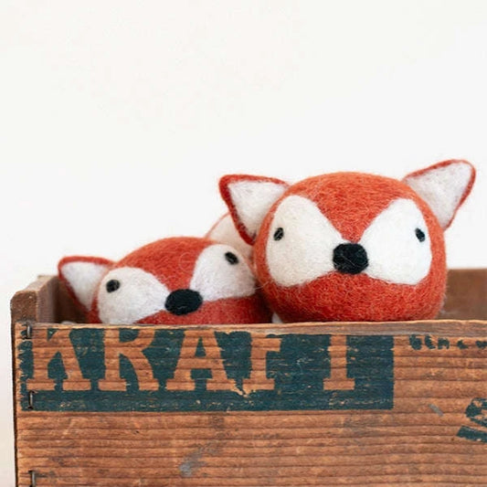 Fox Wool Dog Toy Zapawzy