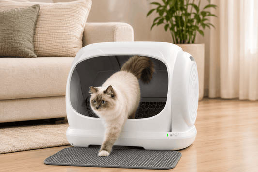 Pawlix Smart Low-Entry Automatic Cat Litter Box – Self-Cleaning Pet Toilet with Wi-Fi App Control Multi-Cat Tracking and Litter Mat Zapawzy
