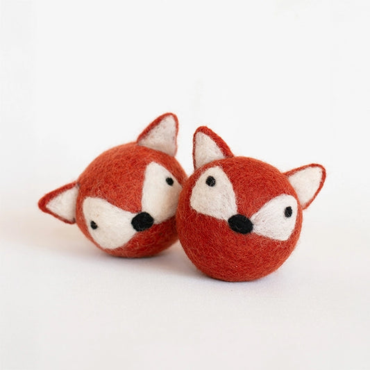 Fox Wool Dog Toy