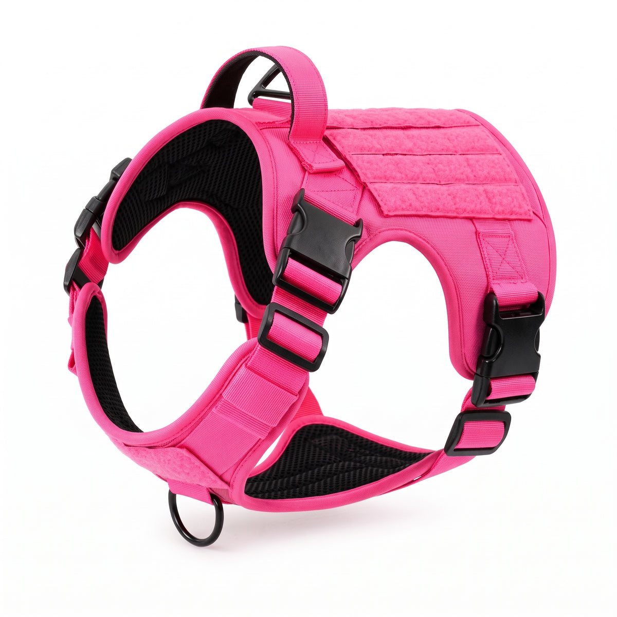 Tactical Control Dog Harness – Heavy-Duty Working Vest with Top Handle and Dual Leash Attachments