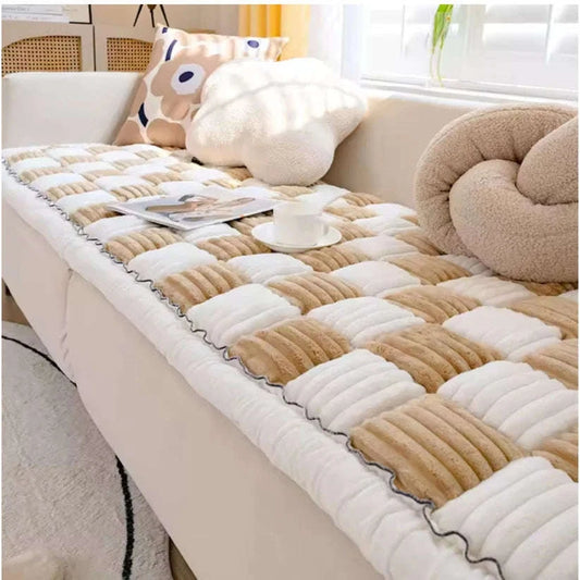 Quilted Floral Dog Couch Cover – Washable Non-Slip Pet Sofa Protector Mat For Scratches Zapawzy