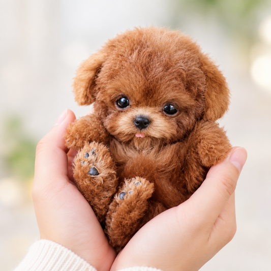 Lifelike Interactive Robotic Puppy Dog – Walking Plush Pet Toy with Tail-Wagging Action
