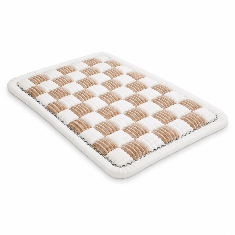 Quilted Floral Dog Couch Cover – Washable Non-Slip Pet Sofa Protector Mat For Scratches