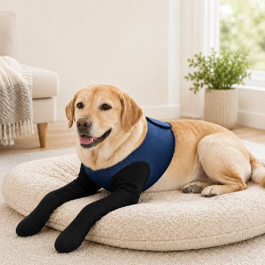 Supportive Front Leg Dog Brace – Dual Sleeve Recovery Wrap for Joint Stability and Wound Protection