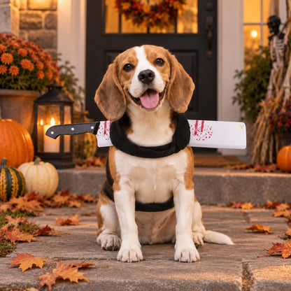Spooky Prop Dog Costume Harness – Funny Horror Illusion Outfit for Halloween Party Trick-or-Treat Dress-Up