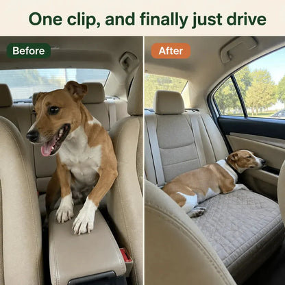 Shock-Absorbing Dog Car Seatbelt – Bungee Vehicle Safety Tether with Reflective Headrest Restraint Strap and Swivel Hook