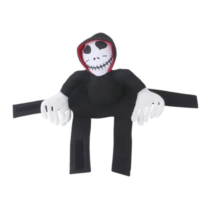 Reaper Rider Dog Costume – Funny Halloween Skeleton Cosplay Outfit for Pets
