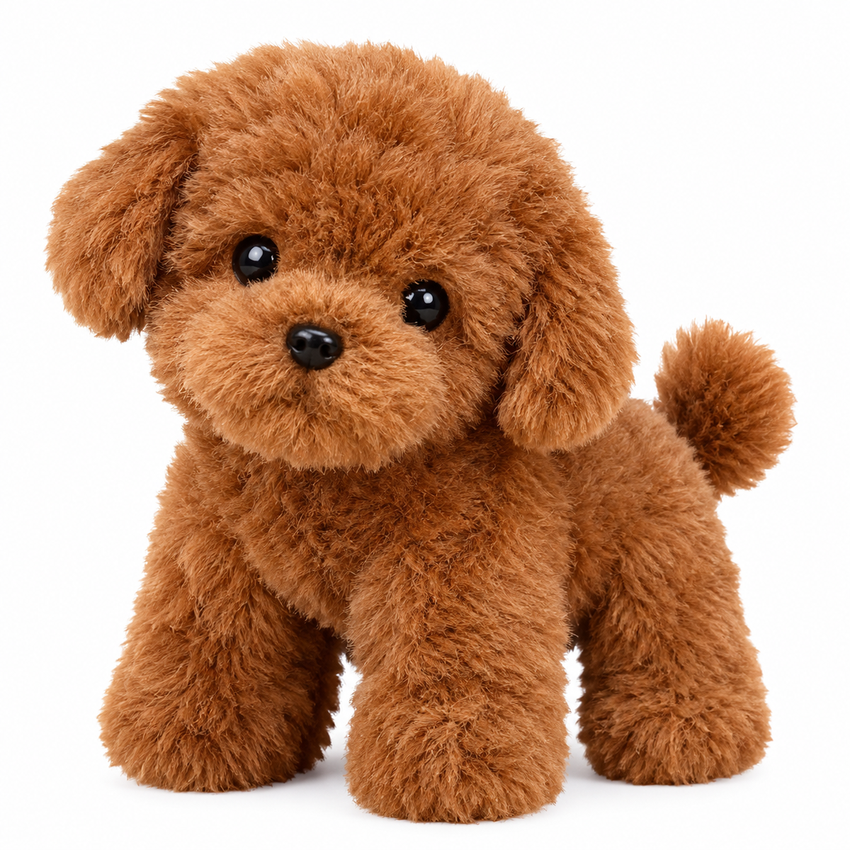 Lifelike Interactive Robotic Puppy Dog – Walking Plush Pet Toy with Tail-Wagging Action