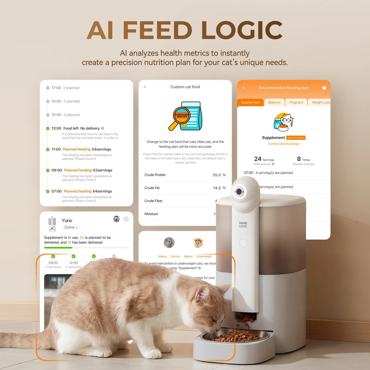 Smart Camera Pet Feeder – WiFi-Enabled Automatic Food Dispenser with Live Video Monitoring and Timed Meals