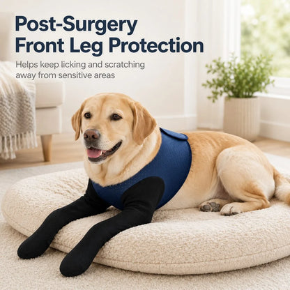 Supportive Front Leg Dog Brace – Dual Sleeve Recovery Wrap for Joint Stability and Wound Protection