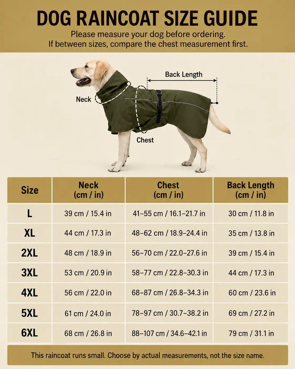 Waterproof Reflective Dog Raincoat – Clear Visor Hooded Pet Rain Jacket with Adjustable Belly Strap for Rainy Day Outdoor Walking