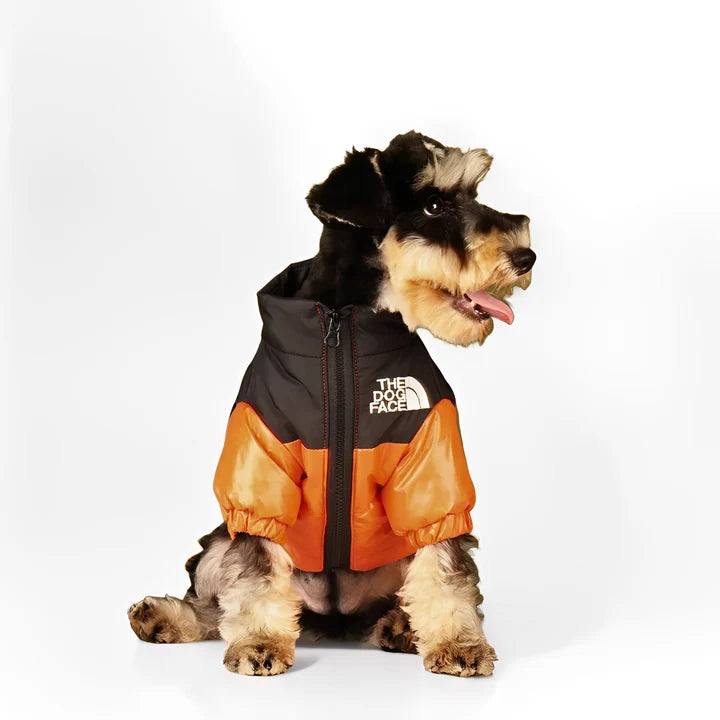 Warm Zipper Dog Jacket – Quilted Cold-Weather Puffer Coat With Elastic Cuffs For Outdoor Winter Walks