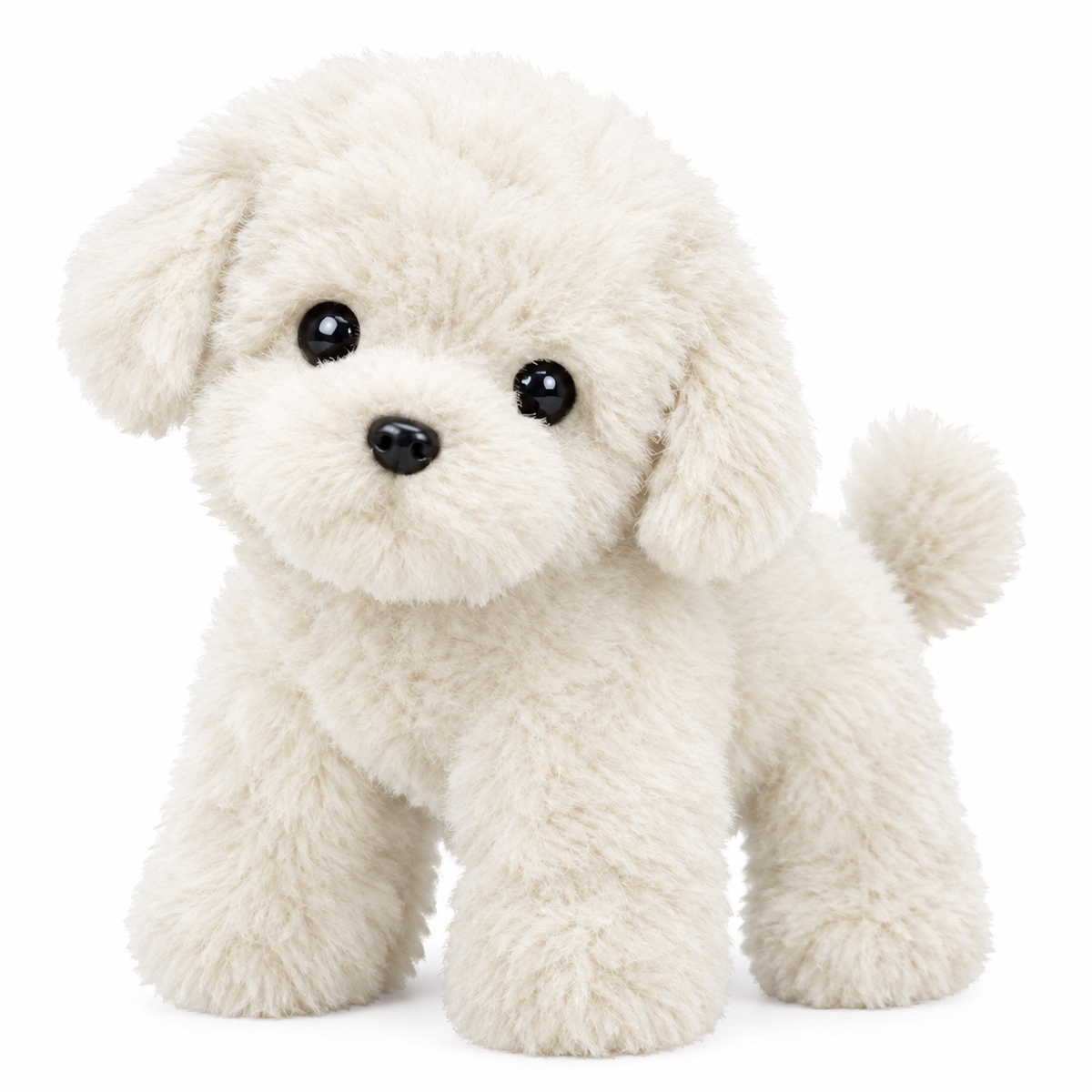 Lifelike Interactive Robotic Puppy Dog – Walking Plush Pet Toy with Tail-Wagging Action