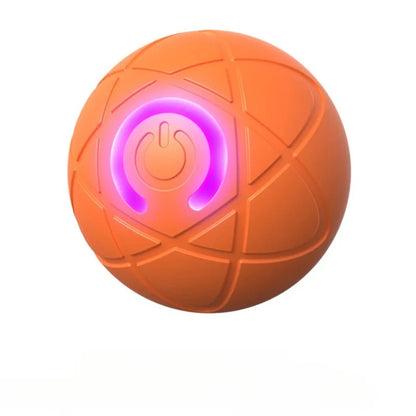 Smart Bouncing Dog Ball – Rechargeable Automatic Rolling Interactive Pet Toy with LED Light