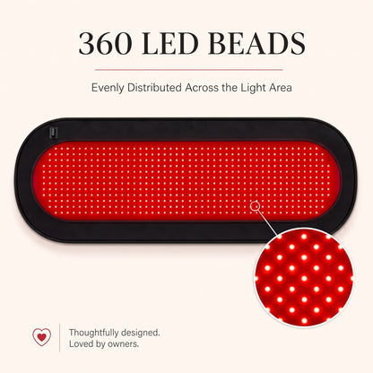 Red Light Therapy Pet Mat – Near-Infrared Dual-Wavelength LED Wellness Pad with Adjustable Controller for Dogs