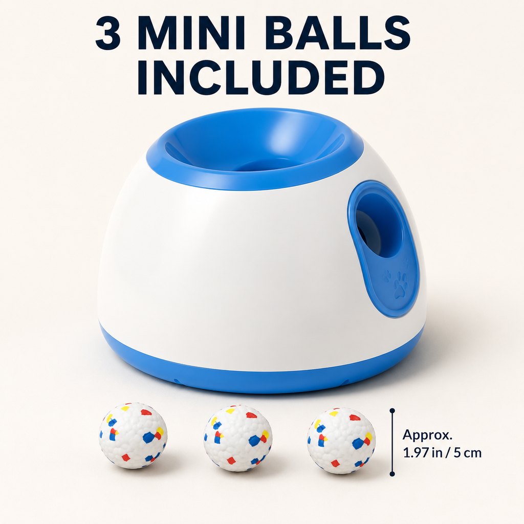 Interactive Automatic Dog Ball Launcher – Electric Fetch Machine with Multi-Distance Launch Settings for Indoor and Outdoor Play