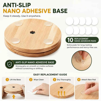 Interactive Treat Dog Scratchpad – Rotating Round Nail File Board with Reward Dispenser for Stress-Free Grooming