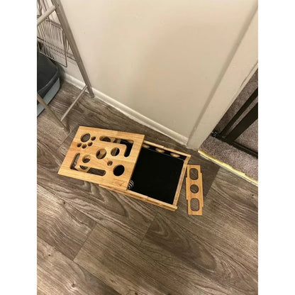 Interactive Scratching Cat Puzzle Box – Self-Grooming Claw Trimmer with Treat Foraging Enrichment