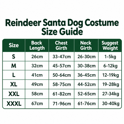 Reindeer Santa Dog Costume – Festive Holiday Plush Rider Pet Cosplay Outfit With Antler Hood