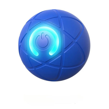 Smart Bouncing Dog Ball – Rechargeable Automatic Rolling Interactive Pet Toy with LED Light