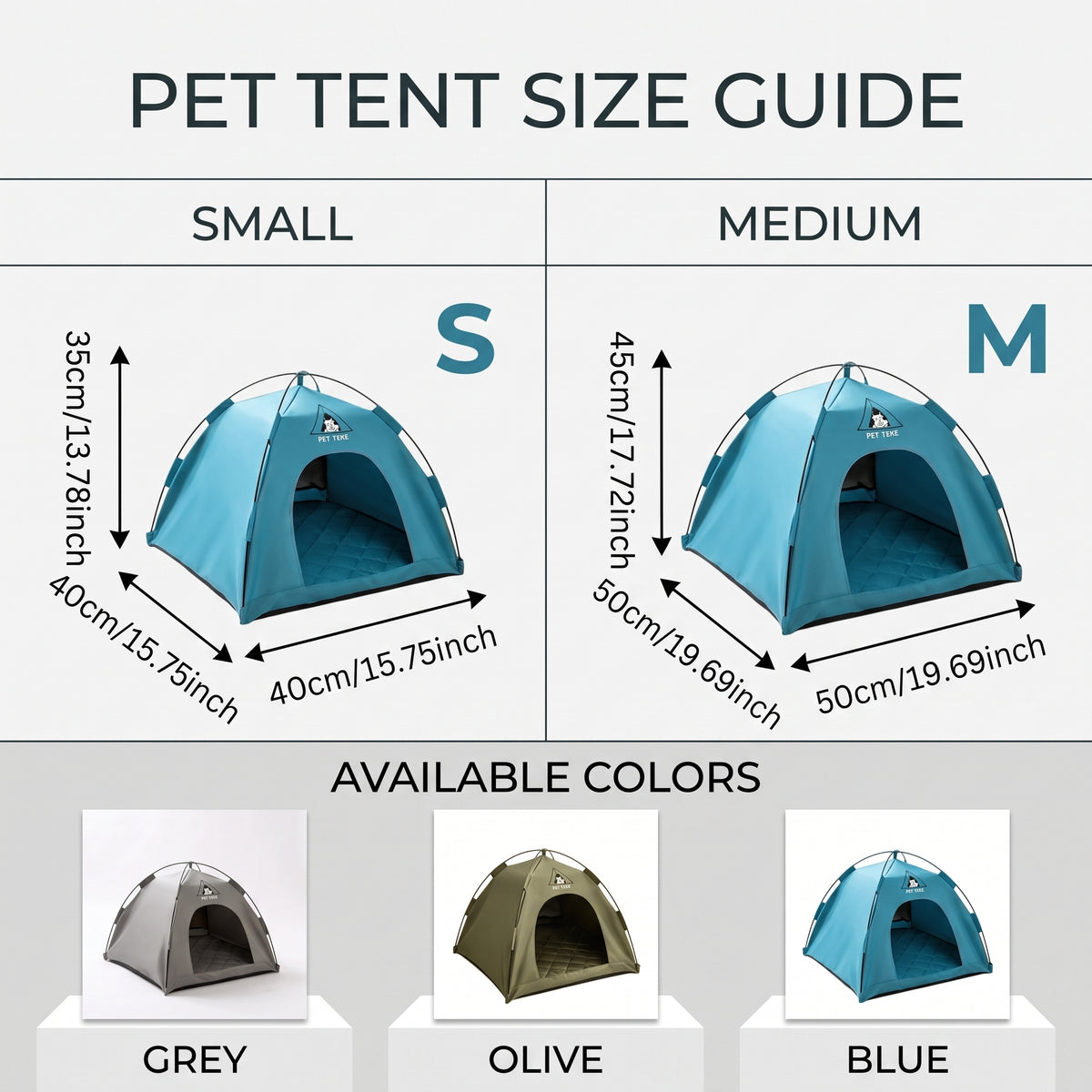 Portable Foldable Pet Tent Bed – Breathable Travel House for Cats and Small Dogs with Removable Cushion