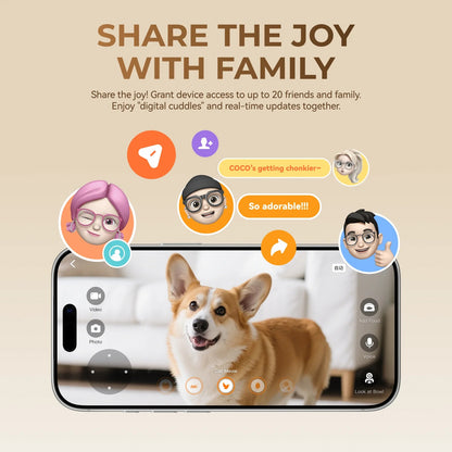 Smart Camera Pet Feeder – WiFi-Enabled Automatic Food Dispenser with Live Video Monitoring and Timed Meals