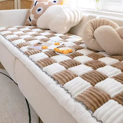 Quilted Floral Dog Couch Cover – Washable Non-Slip Pet Sofa Protector Mat For Scratches