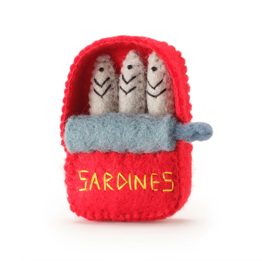Sardines Tin Cat Toy