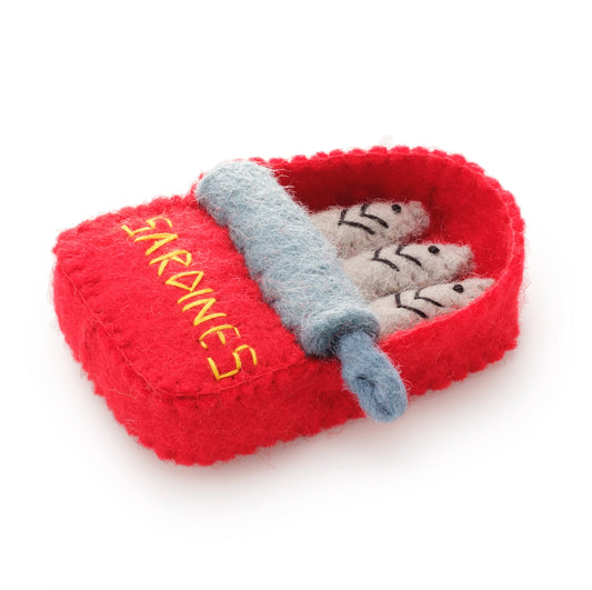Sardines Tin Cat Toy