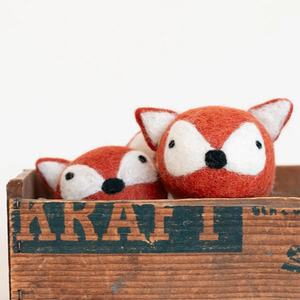 Fox Wool Dog Toy