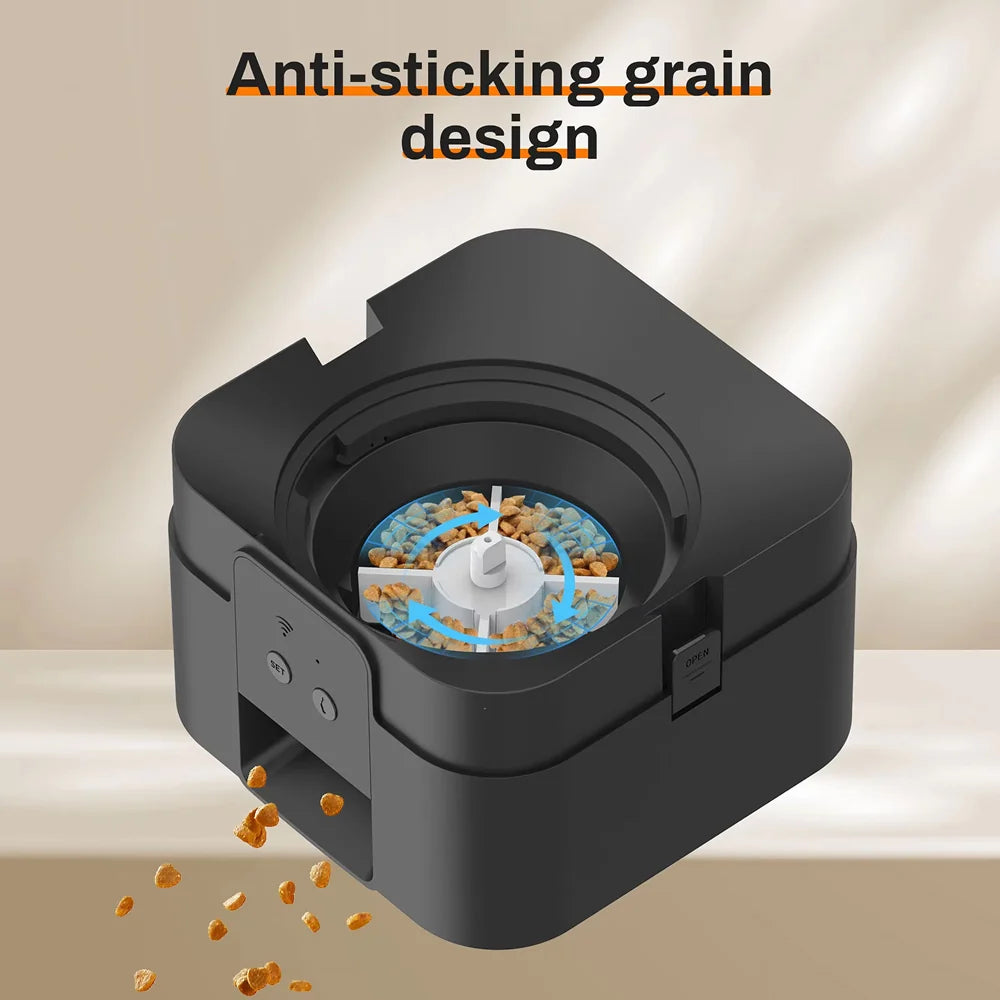 Pawtez Smart Automatic Pet Feeder with Timed Food Dispenser for Cats & Dogs