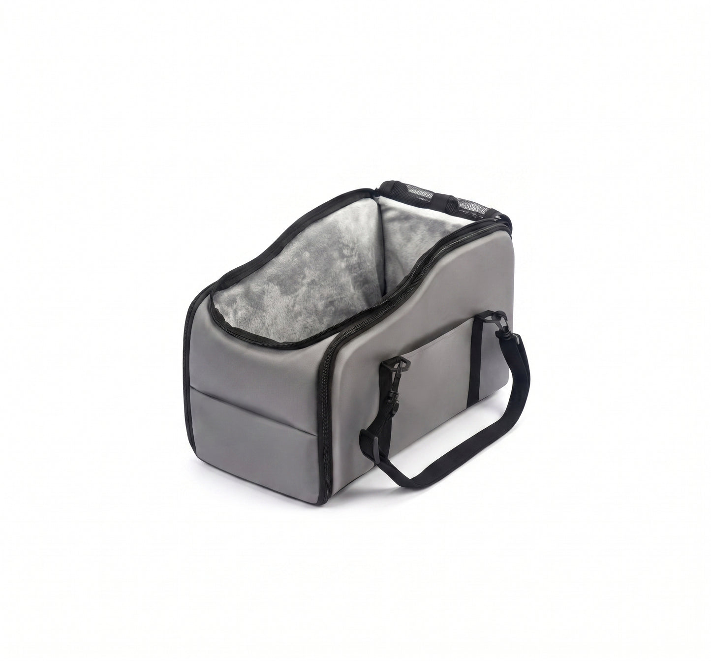 Multi-Functional Console Pet Car Seat – 4-in-1 Travel Carrier Bag and Backpack with Mesh Sunroof for Small Dogs and Cats