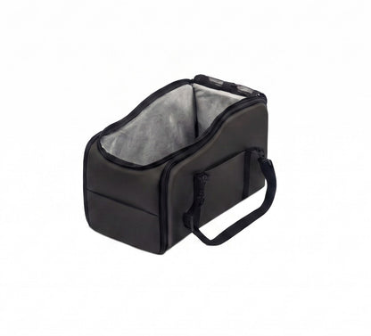 Multi-Functional Console Pet Car Seat – 4-in-1 Travel Carrier Bag and Backpack with Mesh Sunroof for Small Dogs and Cats