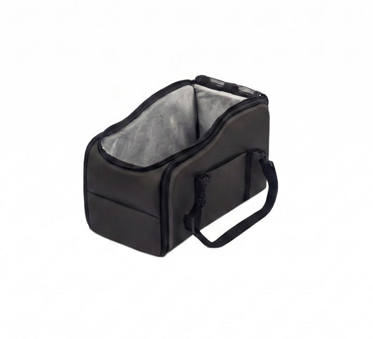 Multi-Functional Console Pet Car Seat – 4-in-1 Travel Carrier Bag and Backpack with Mesh Sunroof for Small Dogs and Cats