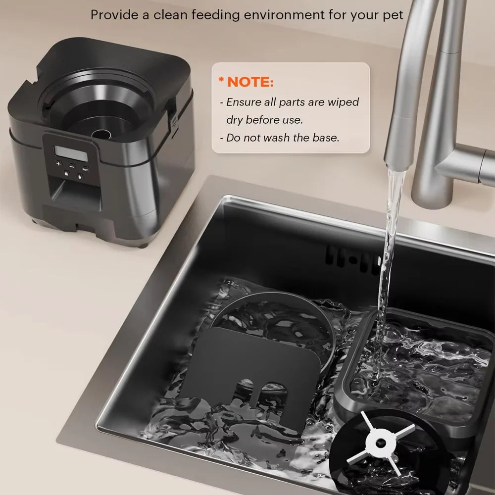 Pawtez Smart Automatic Pet Feeder with Timed Food Dispenser for Cats & Dogs