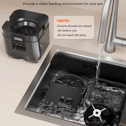 Pawtez Smart Automatic Pet Feeder with Timed Food Dispenser for Cats & Dogs