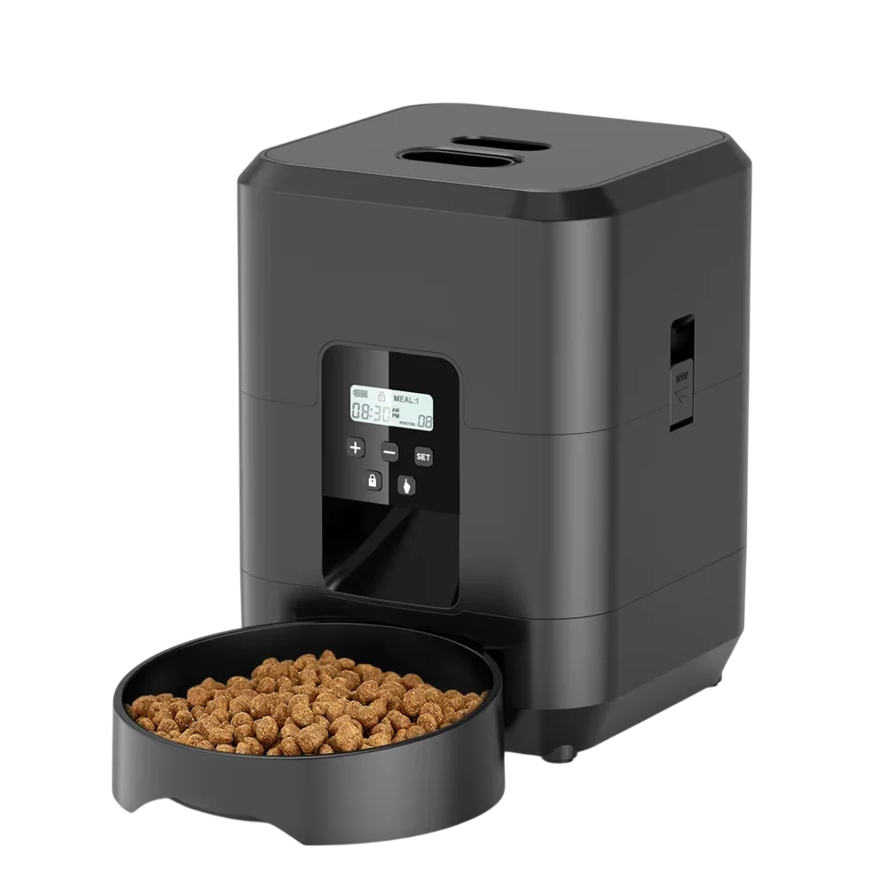 Pawtez Smart Automatic Pet Feeder with Timed Food Dispenser for Cats & Dogs