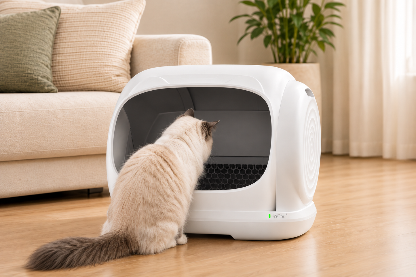 Pawlix Smart Low-Entry Automatic Cat Litter Box – Self-Cleaning Pet Toilet with Wi-Fi App Control Multi-Cat Tracking and Litter Mat