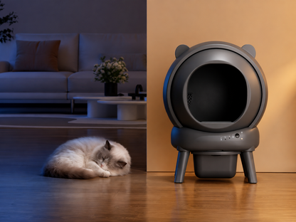 Pawpex Smart Automatic Cat Litter Box – Self-Cleaning Pet Toilet with Wi-Fi App Control Multi-Sensor Safety and Bottom Waste Bin