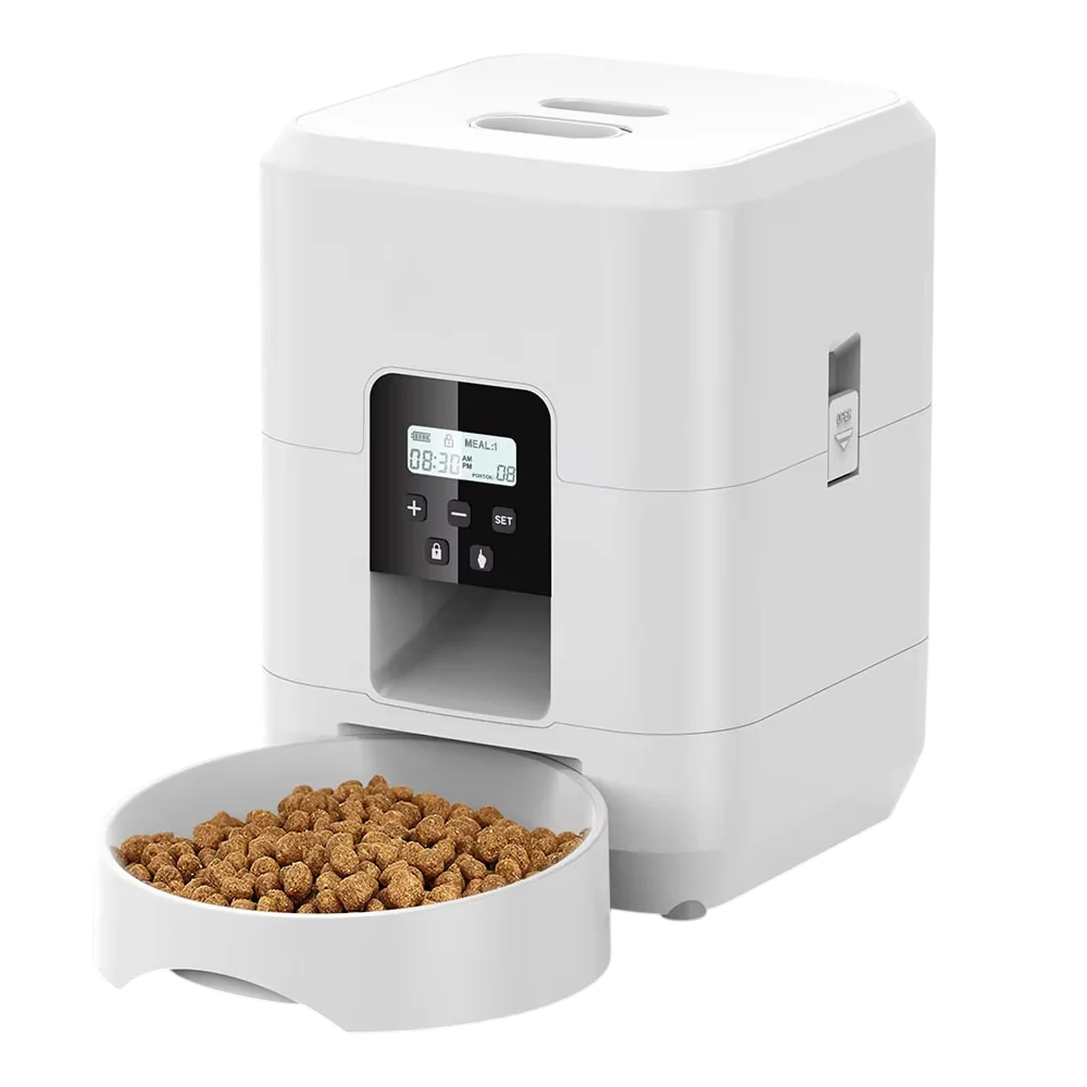 Pawtez Smart Automatic Pet Feeder with Timed Food Dispenser for Cats & Dogs