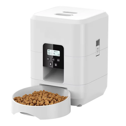 Pawtez Smart Automatic Pet Feeder with Timed Food Dispenser for Cats & Dogs