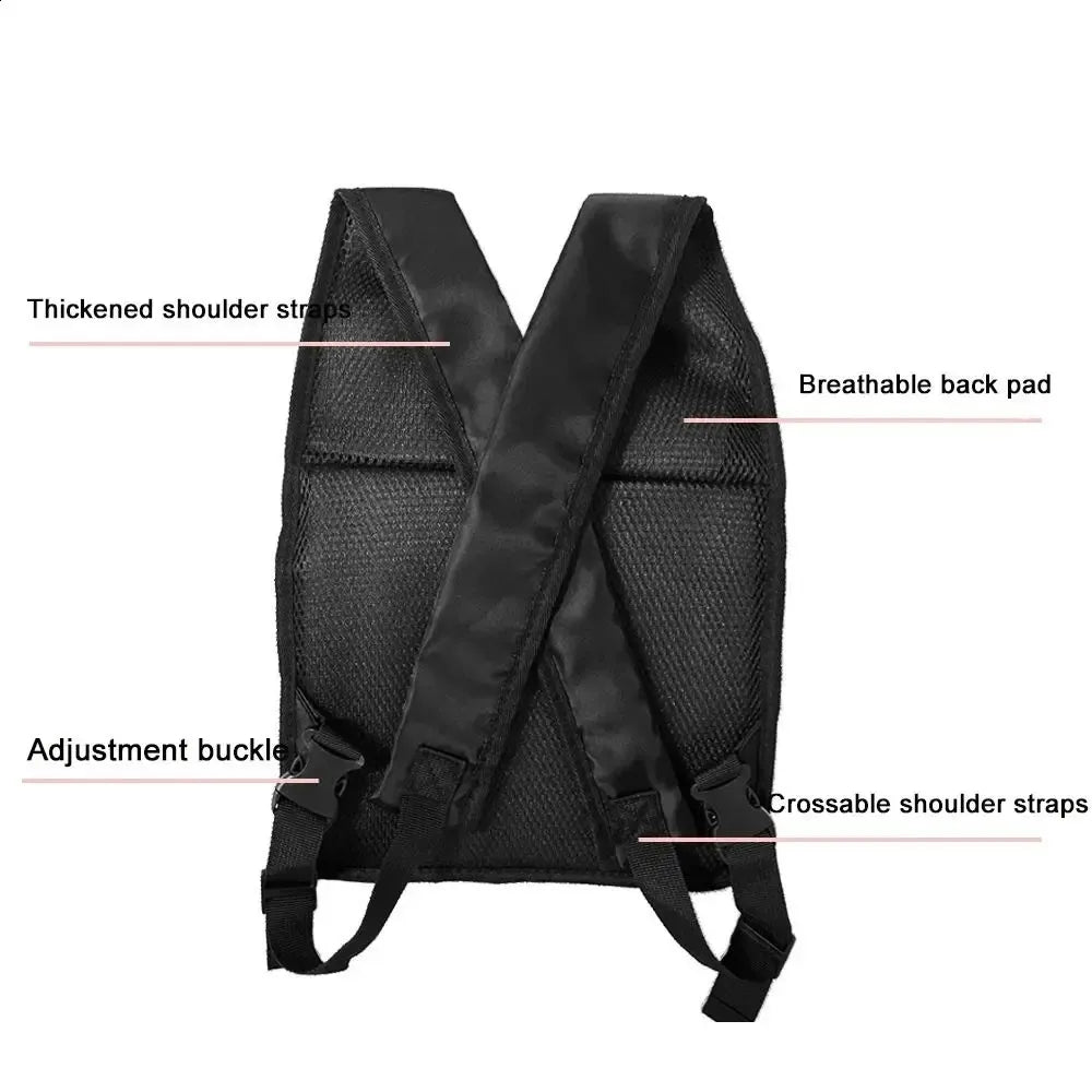 Hands-Free Breathable Pet Carrier Backpack – Adjustable Front Chest Pack for Cycling and Outdoor Travel