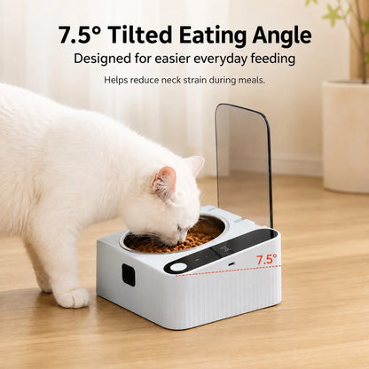 Pawzek Automatic Pet Feeder Motion Sensor Bowl with Stainless Steel Dish
